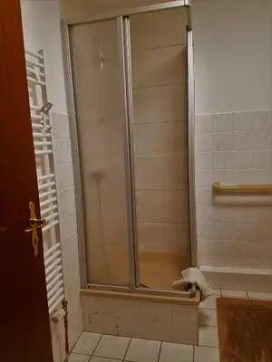 Ein Badezimmer in der Unterkunft Ferienwohnung Siebmann