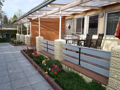Das Gebäude in dem sich die Ferienwohnung befindet