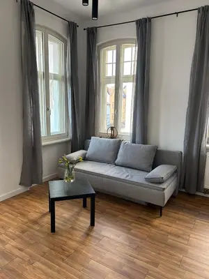 Ein Sitzbereich in der Unterkunft Villa Rathenow