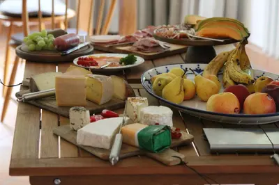 Essen im Hotel oder in der Nähe