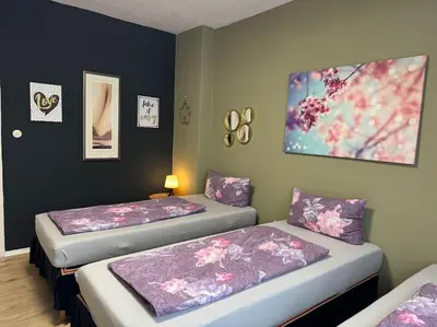Ein Bett oder Betten in einem Zimmer der Unterkunft Choice Berlin