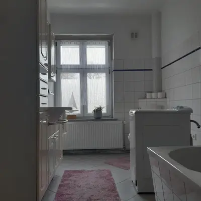 Grundriss der Unterkunft Wohnung für bis zu 4 Monteure in der Nähe von Fehrbellin