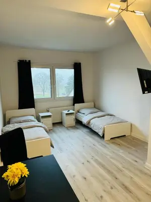 Ein Bett oder Betten in einem Zimmer der Unterkunft Private Zimmervermietung Felix