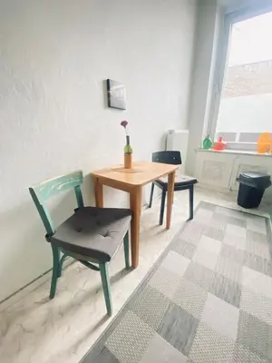 Ein Sitzbereich in der Unterkunft Gemütliche 2-Zimmer Wohnung mit kleinen Bad