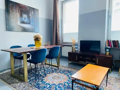 TV/Unterhaltungsangebot in der Unterkunft Gemütliche 2-Zimmer Wohnung mit kleinen Bad
