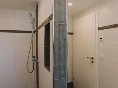 Ein Badezimmer in der Unterkunft Ferienhaus in Lübben am Spreeufer