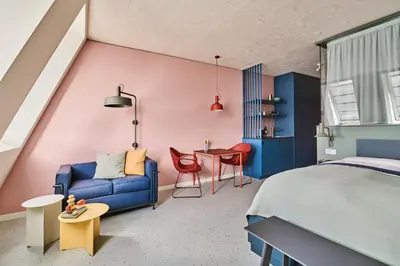 Ein Bett oder Betten in einem Zimmer der Unterkunft MAVO LAB