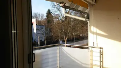 Ein Balkon oder eine Terrasse in der Unterkunft Residenz Zum Kronprinzen