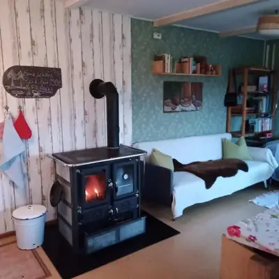 Flämingpanorama - Ländliches Gartenhaus mit Kamin und Naturpanorama