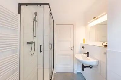 Ein Badezimmer in der Unterkunft Design Apartments - Sanssouci, 10 Geschwister-Scholl-Straße