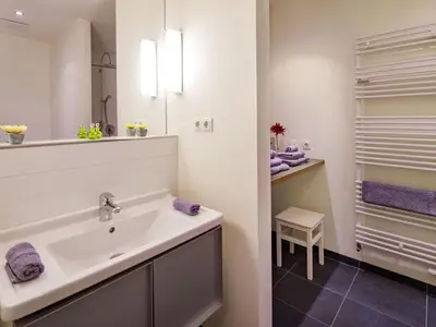 Ein Badezimmer in der Unterkunft Nice apartment in Potsdam