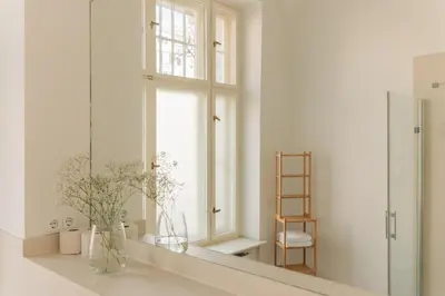 Ein Badezimmer in der Unterkunft Frankfurter Allee Apartments by Sabine