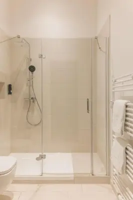Ein Badezimmer in der Unterkunft Frankfurter Allee Apartments by Sabine
