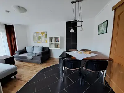 Ein Sitzbereich in der Unterkunft 3 Sterne FH Fürstenwalde