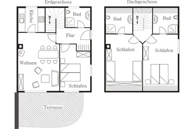 Grundriss der Unterkunft Holunderhaus