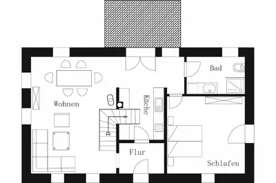 Grundriss der Unterkunft Hexenhaus