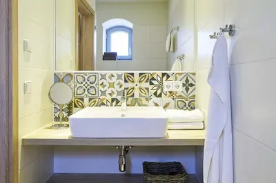 Ein Badezimmer in der Unterkunft Tenne