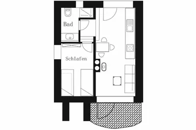 Grundriss der Unterkunft Tenne