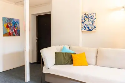Ein Sitzbereich in der Unterkunft Einzigartiges 140qm LOFT – Party ist erlaubt!