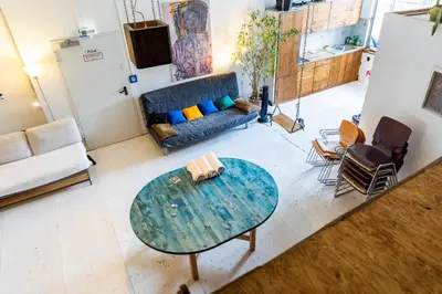 Ein Sitzbereich in der Unterkunft Einzigartiges 140qm LOFT – Party ist erlaubt!