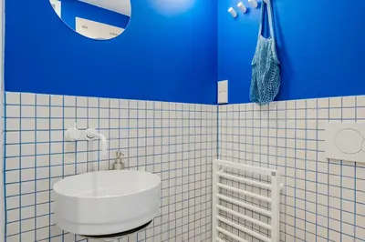 Ein Badezimmer in der Unterkunft Architektur Wohnung in Mitte - Brunnenstr