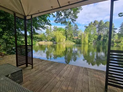 Naturlandschaft in der Nähe des Ferienhauses