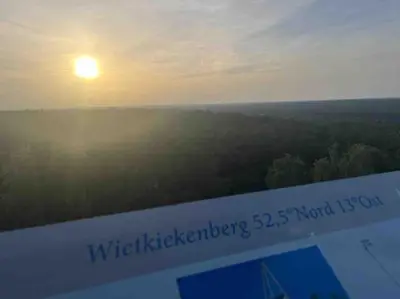 Naturlandschaft in der Nähe des Ferienhauses