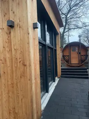 Grundriss der Unterkunft Ferienwohnung Loft Schwielowsee mit Sauna