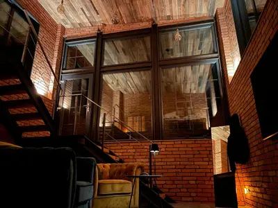 Grundriss der Unterkunft Ferienwohnung Loft Schwielowsee mit Sauna