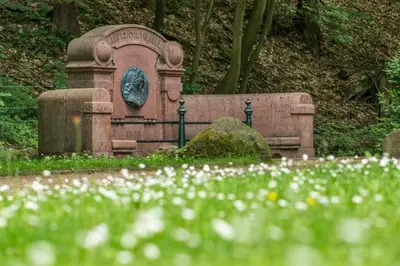 Ein Garten an der Unterkunft Villa Regina Bad Freienwalde