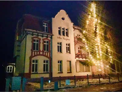 Das Gebäude in dem sich die Pension befindet