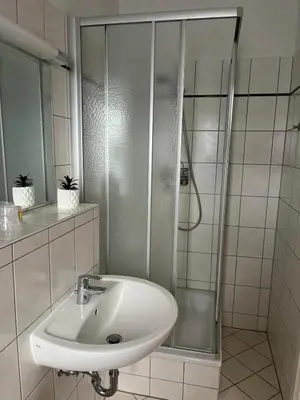Ein Badezimmer in der Unterkunft Villa Regina Bad Freienwalde