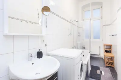 Ein Badezimmer in der Unterkunft Apartment Berlin Zentrum