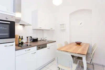 Küche/Küchenzeile in der Unterkunft Apartment Berlin Zentrum