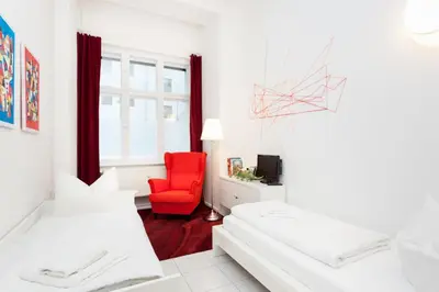 Ein Bett oder Betten in einem Zimmer der Unterkunft Apartment Berlin Zentrum