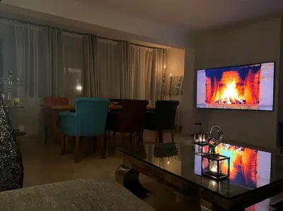 TV/Unterhaltungsangebot in der Unterkunft charmanter Auszeit