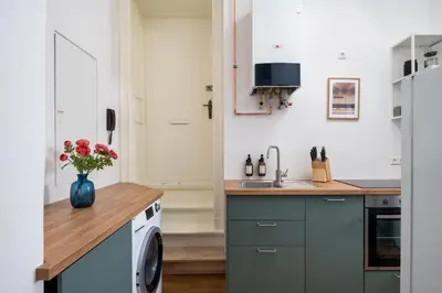 Küche/Küchenzeile in der Unterkunft Im Herzen von Kreuzberg - perfekt gelegen für bis zu 8 Personen