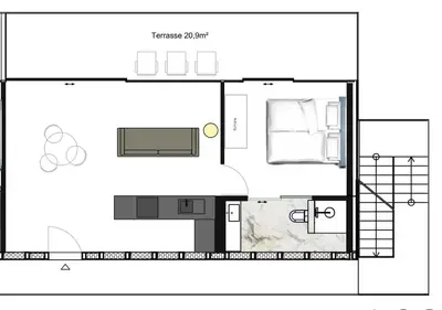 Grundriss der Unterkunft See-h-Stueck