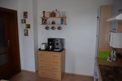 Küche/Küchenzeile in der Unterkunft Maaß'ens Ferienhaus
