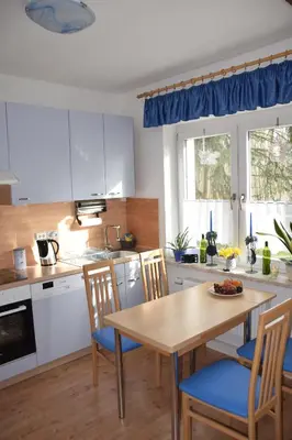Küche/Küchenzeile in der Unterkunft Maaß'ens Ferienhaus