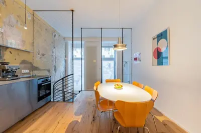 Küche/Küchenzeile in der Unterkunft Architecture Apartment in Kreuzberg