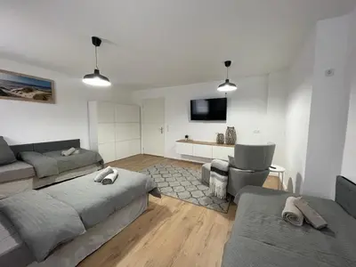 TV/Unterhaltungsangebot in der Unterkunft Apartment 1 am Werlsee, Grünheide