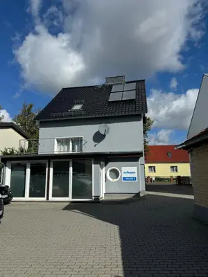 Das Gebäude in dem sich die Pension befindet
