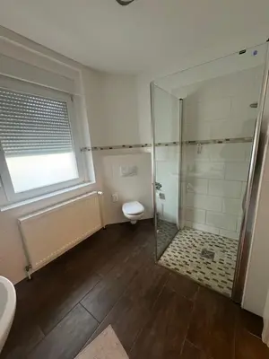 Ein Badezimmer in der Unterkunft SkyPension