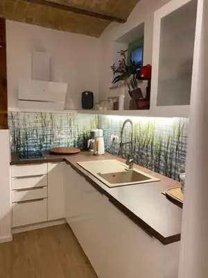 Küche/Küchenzeile in der Unterkunft Eisern Home 1