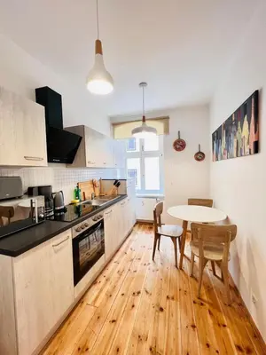 Küche/Küchenzeile in der Unterkunft Central City Cosy Lux