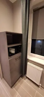 Küche/Küchenzeile in der Unterkunft Gästehaus Eiche