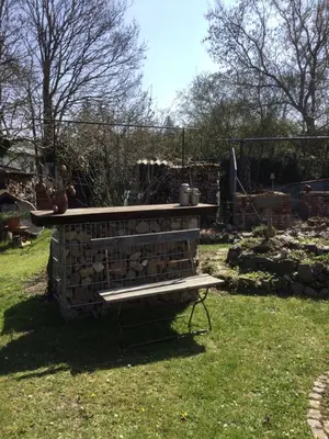 Ein Garten an der Unterkunft Ferienwohnung am Netzener See