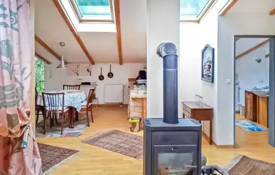 Küche/Küchenzeile in der Unterkunft Ferienwohnung Rheinsberg