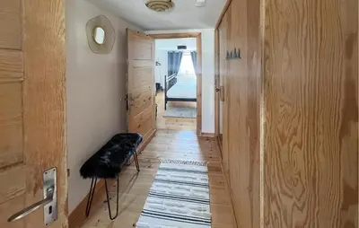 Ein Sitzbereich in der Unterkunft Ferienwohnung Rheinsberg